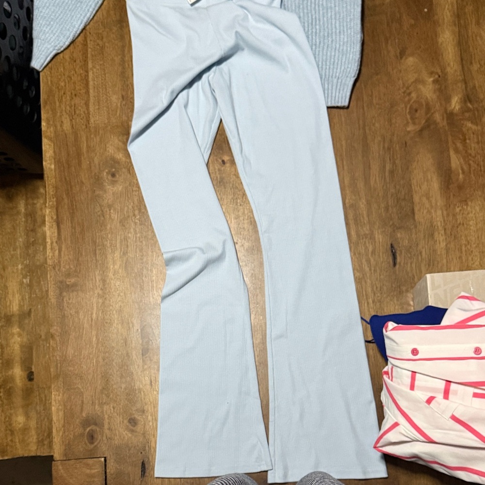 Old Navy Sky Blue Ribbed Pants